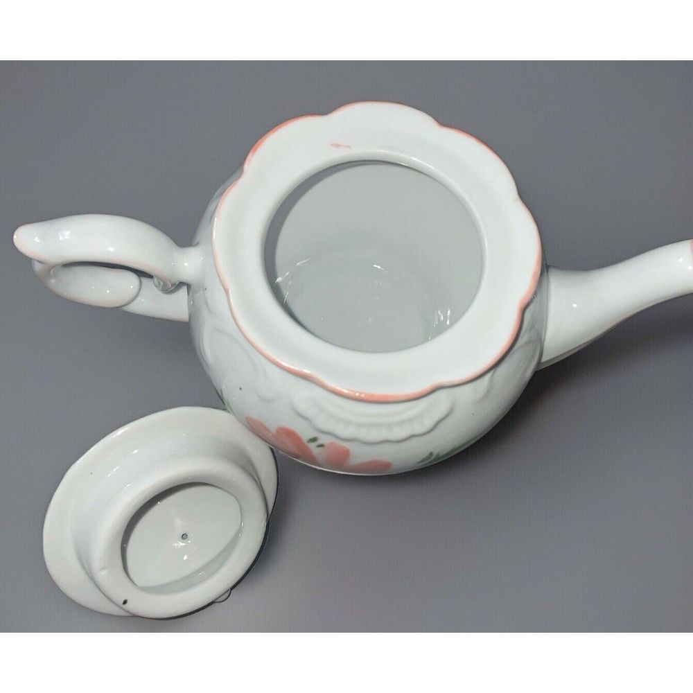 Vintage✨Pink Floral tea pot, hand painted MADE IN CHINA‎ *Great condition* - Picture 5 of 6